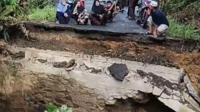 Akses Jembatan Lumpuh Total, Aktivitas Belajar di Sekolah Tapal Batas Sebatik Nunukan Terganggu